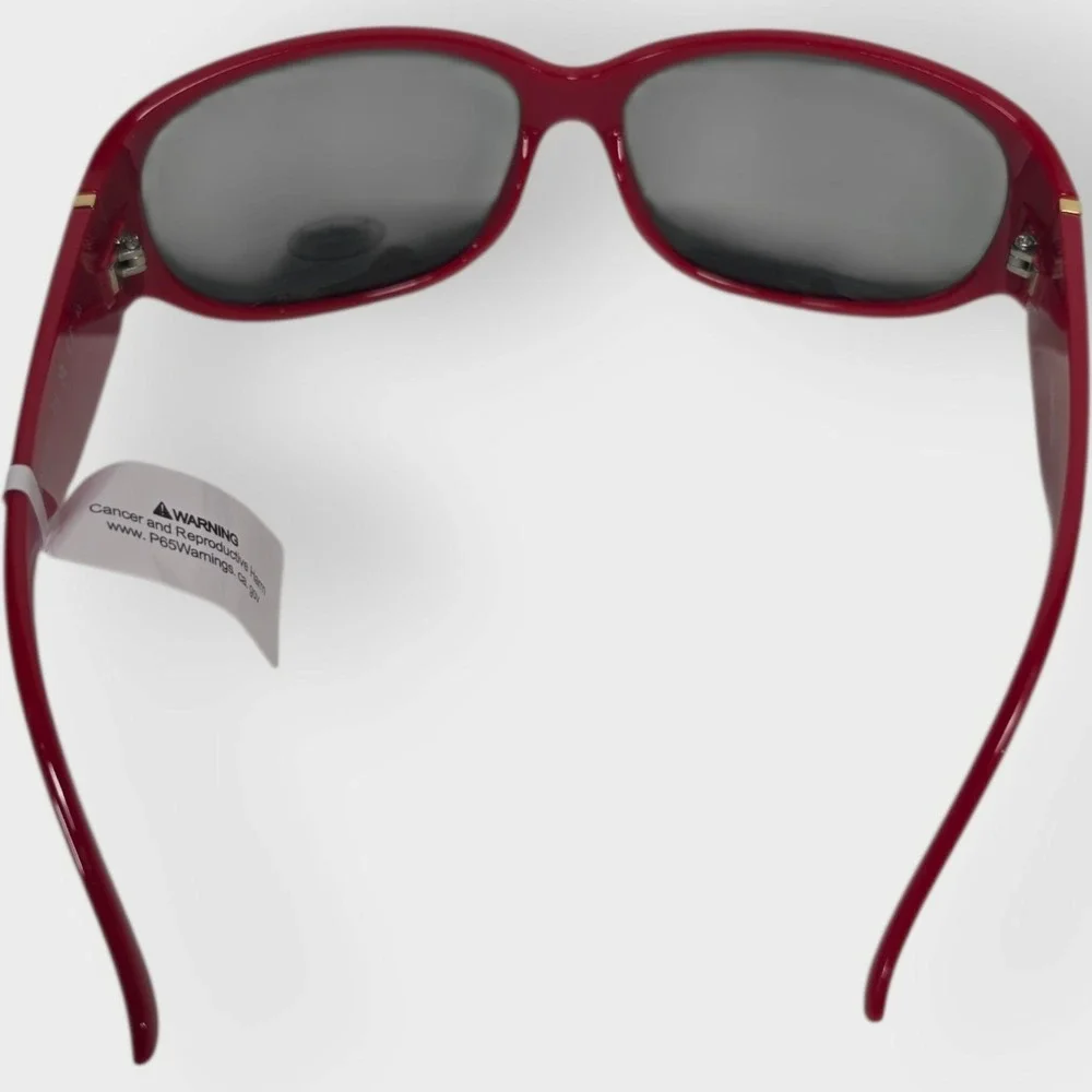 NEW BEBE Sunglasses BBOP1022CE 215 Red SUN‎ GLASSES UV PROTECTION LENES WRAP